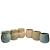 Conjunto de Vasos Decorativo de Mesa em Cerâmica Linha Gota - Imagem 8