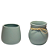 Conjunto de Vasos Decorativo de Mesa em Cerâmica Linha Gota - Imagem 9
