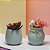 Conjunto de Vasos Decorativo de Mesa em Cerâmica Linha Gota - Imagem 3