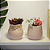 Conjunto de Vasos Decorativo de Mesa em Cerâmica Linha Gota - Imagem 1