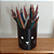 Porta Lapis e Caneta Gato Preto Geguton - Imagem 5