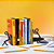 PORTA LIVROS MODELO TONI - GEGUTON - Imagem 1