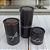 Conjunto  três latas metálicas Café,  Chá e Açúcar Preto - Imagem 2