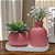 Kit Decorativo em três peças com Vasos e Bandeja em Gesso e Cimento Branco – Delicadeza e Charme para o Seu Espaço - Imagem 10