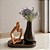 Escultura Decorativa Moderna em Gesso com Vaso e Bandeja | Enfeite para Sala Quarto Escritório - Imagem 2