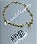 Pulseira bebê Em Ouro 18k Bolinhas 3mm 13,5 mm unisex Virtualeshopping - Imagem 3