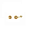 Brinco Bolinha em Ouro 18k 4mm bebê garantia eterna Virtualeshopping - Imagem 3