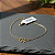 Pulseira Ouro 18k Laço 17,5cm Delicada Significa União Afeto - Imagem 2