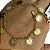 Pulseira Elo Português Ouro 18k Placas 10 Mandamentos Proteção Divina - Imagem 7