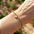 Pulseira Elo Português Ouro18k 15cm Punho Pequeno E Infantil - Imagem 8
