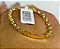 Pulseira Chapinha Infantil Bebê Ouro 18k 14cm Gravação + Nf - Imagem 8