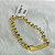 Pulseira Chapinha Infantil Bebê Ouro 18k 14cm Gravação + Nf - Imagem 3