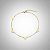 Colar Gargantilha Choker 3 Corações Liso Ouro 18k 45cm Nota - Imagem 4