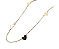 Colar Gargantilha Choker 3 Corações Liso Ouro 18k 45cm Nota - Imagem 1