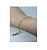 Pulseira Ouro 18k Elo Português Adulto Fina Promoção - Imagem 4