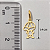 Pingente Menino Filho Menino Com Boné Ouro 18k Pequeno 0.2gr - Imagem 7