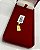 Pingente Ouro 18k Placa Retangular Personalizável 0,7gr - Imagem 1
