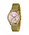 Relógio Lince Feminino Dourado Com Rosa + Semijóia Lrgj144l - Imagem 3