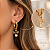 Pingente Filhos Pingente Menina Ouro 18k Amarelo E Branco - Imagem 1