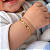 Pulseira Bebê Chapinha Infantil Ouro 14,5cm 1.3gr Unisex + Gravação - Imagem 8