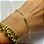 Pulseira Bebê Chapinha Infantil Ouro 14,5cm 1.3gr Unisex + Gravação - Imagem 7