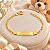 Pulseira Bebê Chapinha Infantil Ouro 14,5cm 1.3gr Unisex + Gravação - Imagem 9
