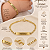Pulseira Bebê Chapinha Infantil Ouro 14,5cm 1.3gr Unisex + Gravação - Imagem 1