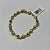 Pulseira Feminina Bolas Fosca E Lisa Ouro 18k 19,5cm Nota - Imagem 3