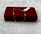 Pulseira Feminina Bolas 5mm Fosca E Lisa Ouro 18k 18cm Elo Português - Imagem 5