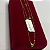 Colar Gargantilha Choker Elos Iguais Pingente Coração Ouro - Imagem 6