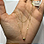 Colar Gargantilha Choker Elos Iguais Pingente Coração Ouro - Imagem 2