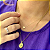 Colar Gargantilha Choker Pingente Coração Ouro 18k 45cm - Imagem 5