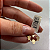 Pingente De Ouro 18k Coração 3 Meninas Filhas Peso 0.4gr - Imagem 2