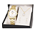 Relógio Champion Feminino Dourado Kit Elegante De Semijoias CN25261W - Imagem 2