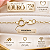 Pulseira Bolinha Bebê Infantil Ouro18k 14,5cm Promoção Linda - Imagem 2