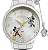 Kit Relogio Adolescente Condor Disney Mickey Minnie Prateado - Imagem 2