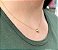 Colar Gargantilha Choker Pingente Coração 42cm Ouro 18k Luxo - Imagem 2