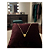 Colar Gargantilha Choker Pingente Coração 42cm Ouro 18k Luxo - Imagem 1