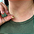 Colar Gargantilha Choker Pingente Coração 42cm Ouro 18k Luxo - Imagem 7