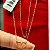 Colar Gargantilha Ouro18k Filha Pingente Menina Coração 42cm - Imagem 5