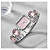 Relógio Lince Feminino Prata Cristais Rosa Pedras Lqm4872l23 - Imagem 1