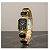 Relogio Lince Dourado Grace Pedras Pretas Luxo Lqg4870l23 - Imagem 1
