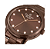 Relógio Champion Feminino Fashion Chocolate Strass Cn29874r - Imagem 6