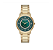 Relógio de Pulso Orient Vidro Safira Verde Dourado Fgss0241 - Imagem 1