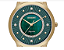 Relógio de Pulso Orient Vidro Safira Verde Dourado Fgss0241 - Imagem 5