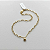 Pulseira Elo Português 18,5cm Ouro 18k Pingente Coração - Imagem 1
