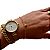 Pulseira Elo Português 18,5cm Ouro 18k Pingente Coração - Imagem 5