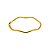 Bracelete Minimalista Curvado - Banho de Ouro - Imagem 2