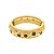 Bracelete Detalhado Marrom - Banho de Ouro - Imagem 2