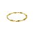 Bracelete Minimalista Torcido - Banho de Ouro - Imagem 2